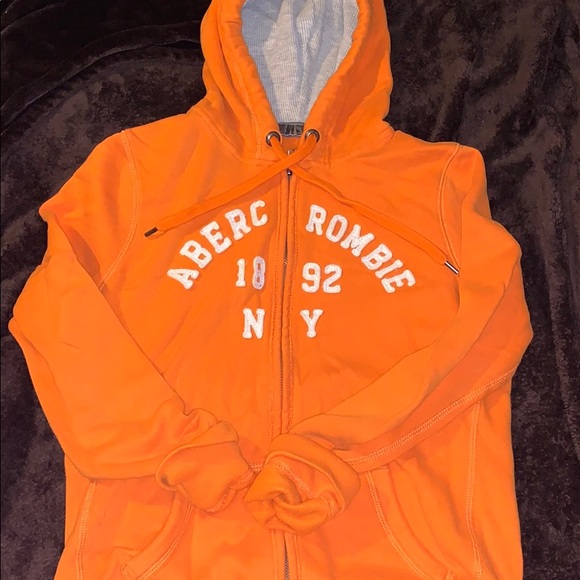 abercrombie kids Other - A&F orange zip hoodie!!